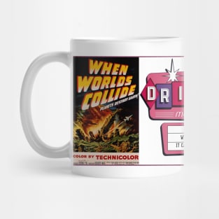 Drive-In Double Feature - When Worlds Collide Mug